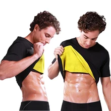 Новинка, мужской жилет для тренировки талии, сауна, пот, формирователь тела, майка, для похудения, триммер, рубашка, Корректирующее белье, черный цвет