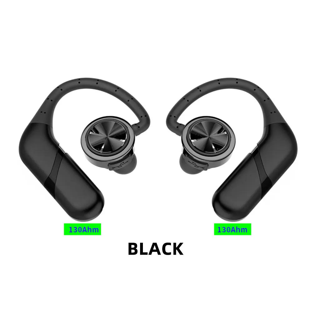 FDBRO S800 TWS Bluetooth наушники 5,0 стерео HIFI Звук беспроводные Bluetooth наушники с микрофоном для iphone xiaomi - Цвет: Черный