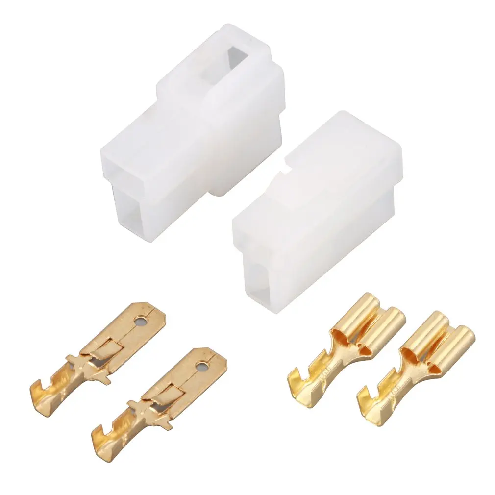 

Digital Cables T-Type 2 Pin DC Power Male and Female Connectors Plug for Kenwood Yaesu Icom RadioWalkie Talkie