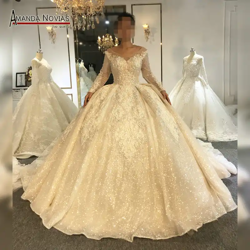big puffy yellow dress