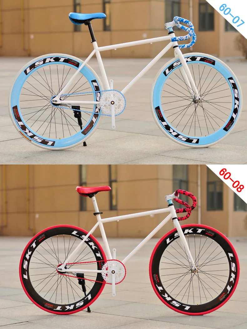 X-передний бренд fixie велосипед с фиксированной передачей DIY односкоростной Дорожный велосипед задние тормоза мужской женский велосипед
