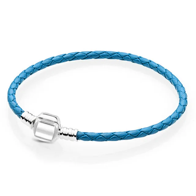 Boosbiy Silver Plated Cute Owl Snake Chain Charm Bracelet For Women Fashion Brand Bracelets DIY Jewelry Gift Making SC23