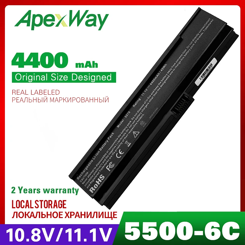 Аккумулятор для ноутбука Acer Aspire 11 1 3050 3680 5050 5570 5580 3030 3200 3600 5030 5500 5550 BT.00603.006 5571 6H5 CGR-B в