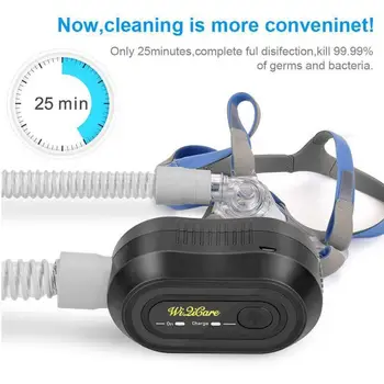 

Portable CPAP Sanitizer Sterilizer Cleaner CPAP Ozone Cleaner Battery CPAP Disinfector Sanitizer Sterilizer CPAP Ventilator