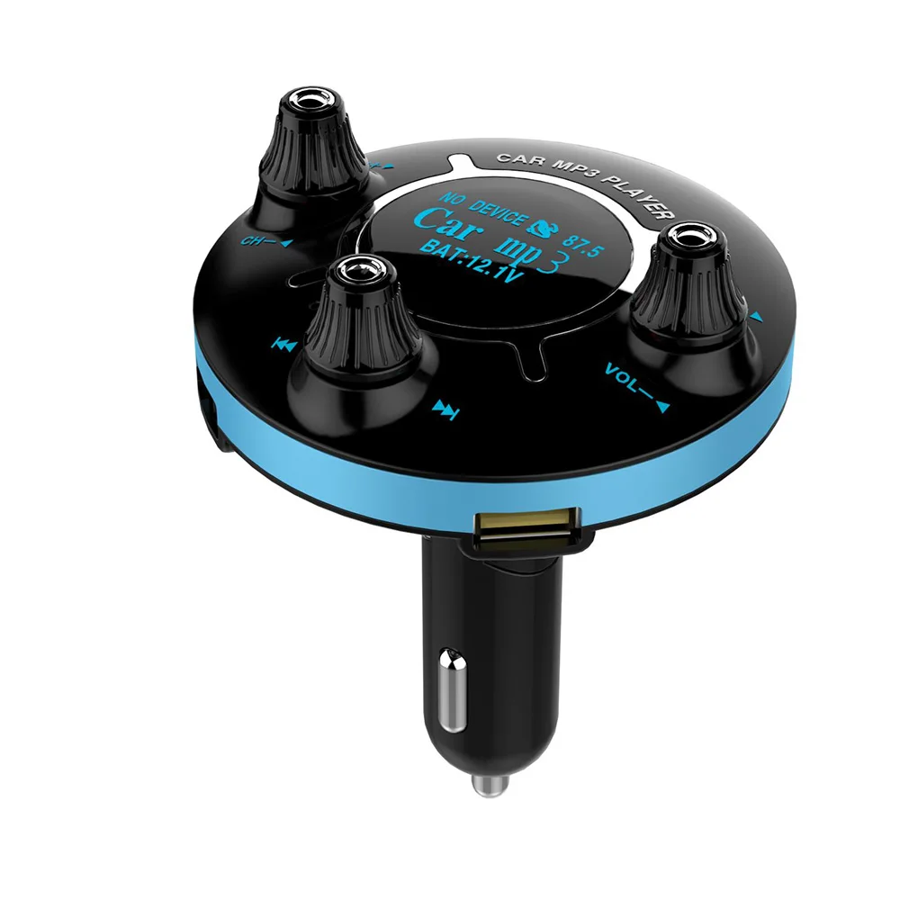 Bluetooth FM передатчик Handsfree автомобильный комплект 1,3 дюймов ЖК-дисплей TF карта/U диск MP3-плееры двойной USB зарядное устройство