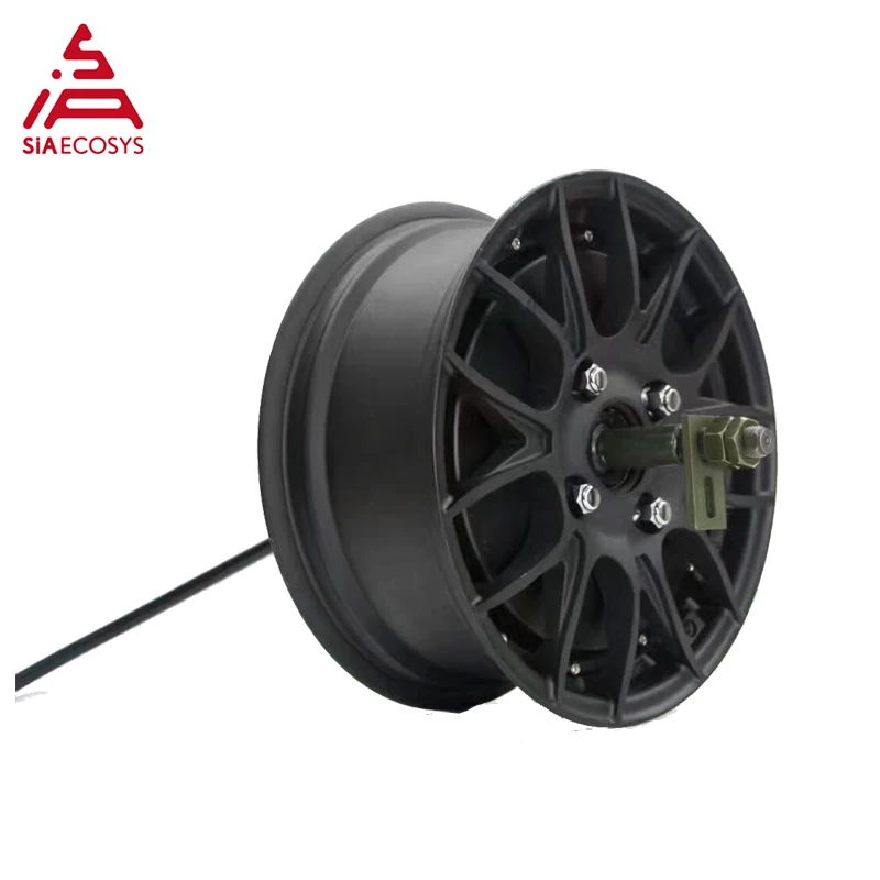 US $398.00 Powerful New Version QS Motor 5KW 260 V4 Brushless DC Single Shaft ECar InWheel Hub Motor