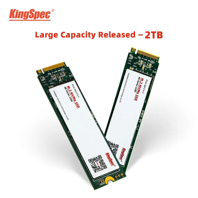 Kingspec 512GB M.2 SSD with Dram M2 PCIe NVME 1TB 2TB Solid State Drive 2280 Internal Hard Disk for Laptop with Cache High Speed 2