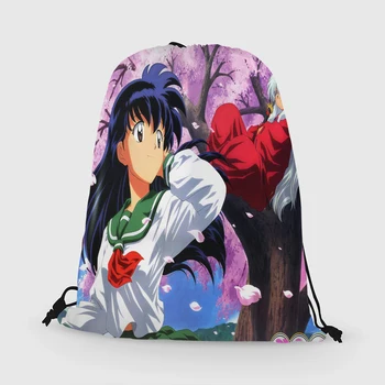 

Custom Inuyasha Drawstring Bag Daypack Kids Satchel Casual Backpack Teenager Storage Bag Women Men 31x40cm*181031-03-9078