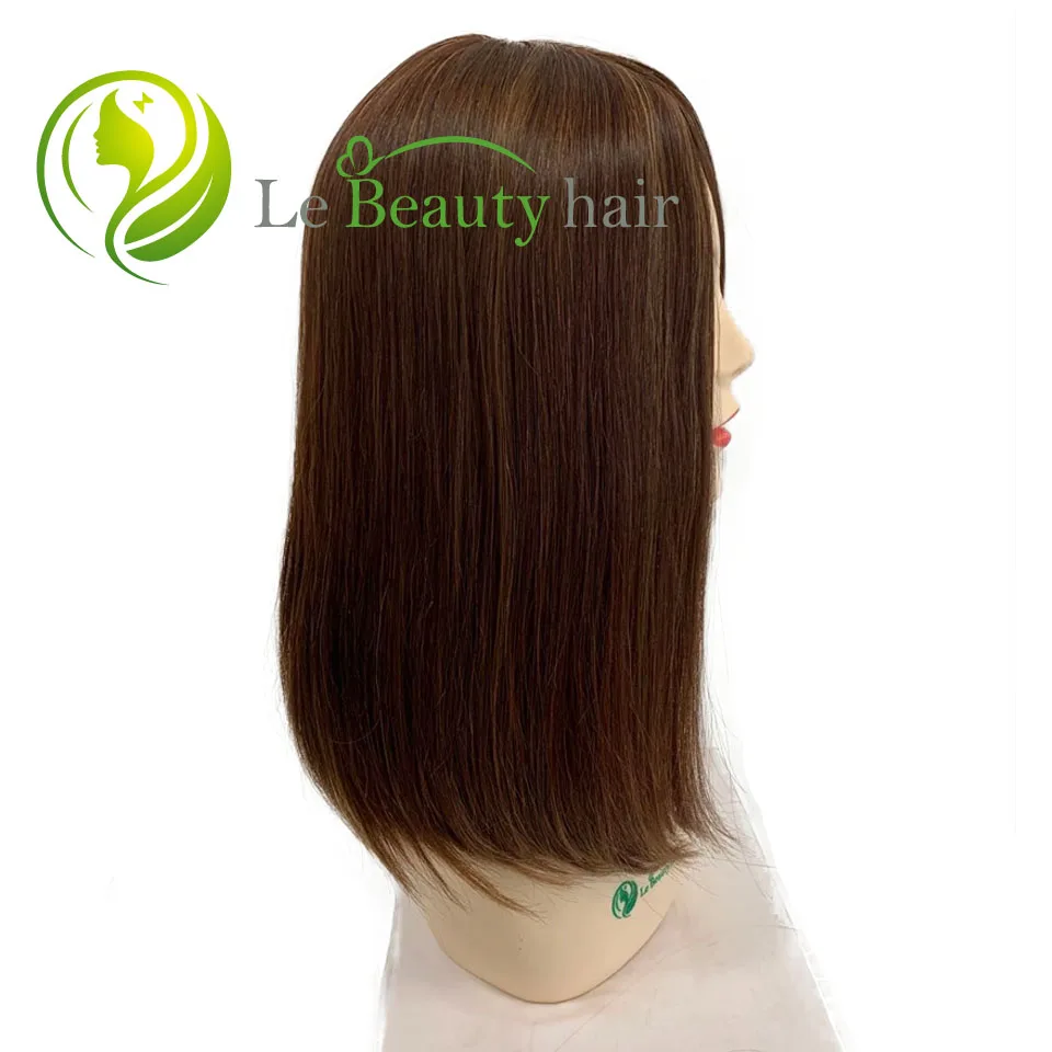 100% European Virgin Hair Silk Top Wig Straight Natural Hairline Base Wigs Wholesale Price On Sale | Шиньоны и парики