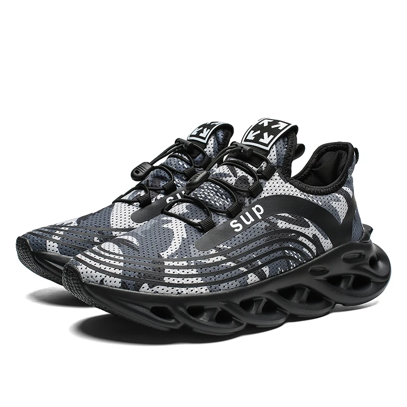 Grey shoes Высокое качество, износостойкие, амортизирующие, увеличивающие рост мужские кроссовки, черные, дышащие, Нескользящие, Gao Bang, мужская обувь красного цвета - Цвет: Grey shoes