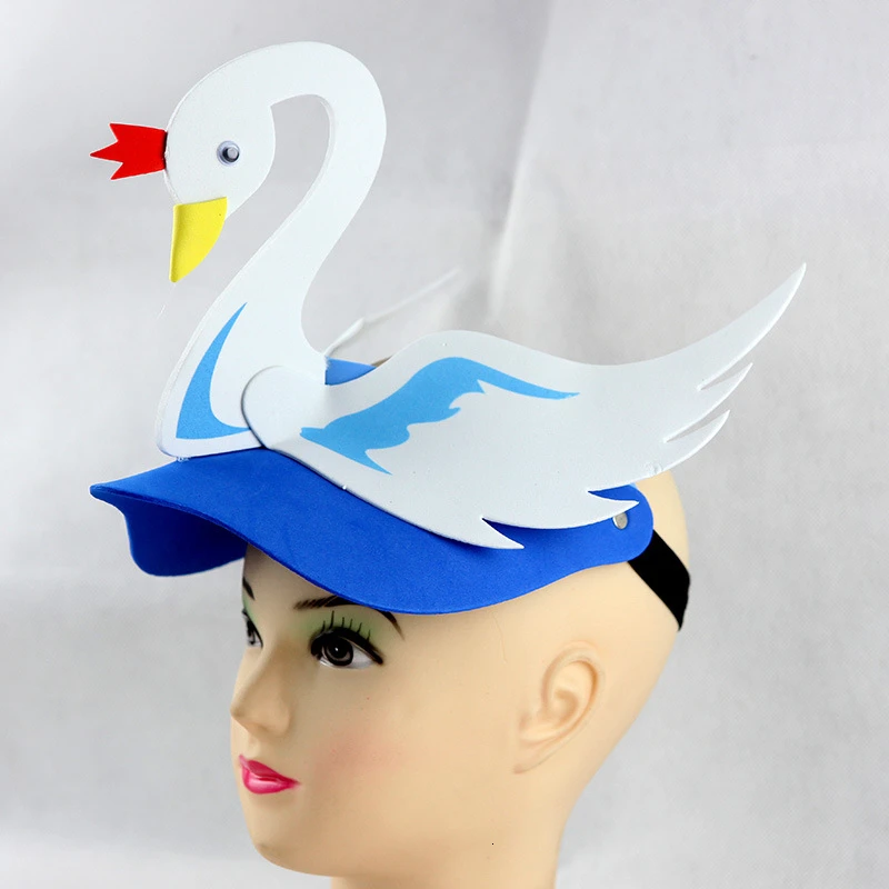 

Novelty Cartoon Duck Swan Hats Prop & Caps Men Adult Kids Animal Hats Funny Cap Christmas Gift Children Beanie Unisex Hat