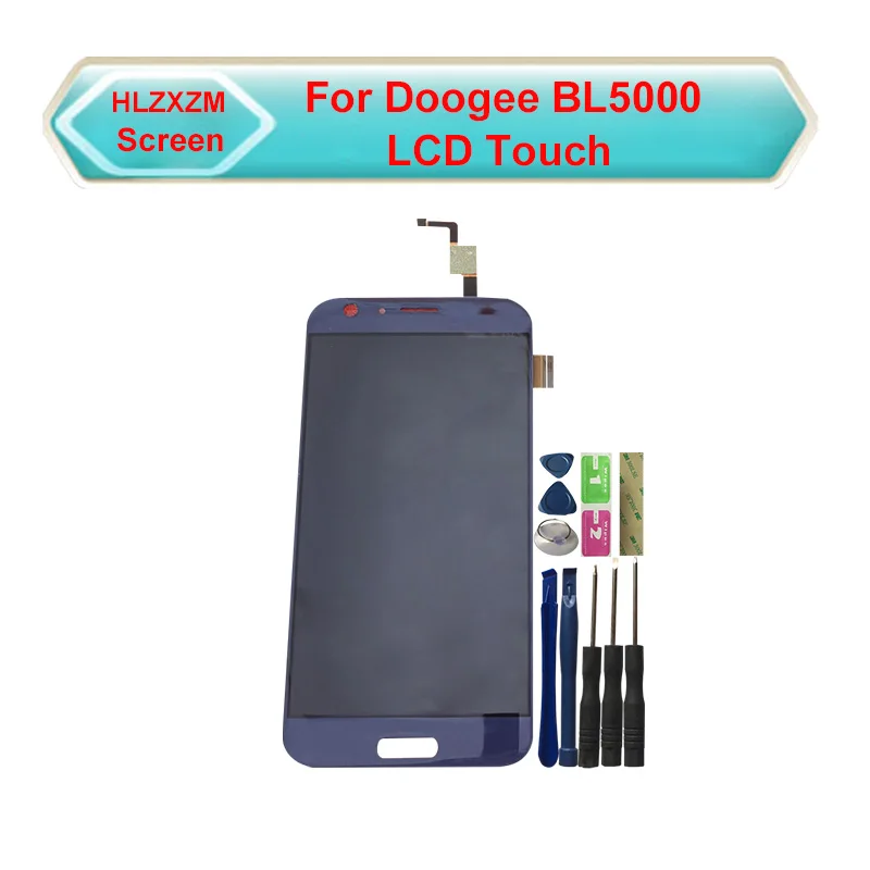 Для DOOGEE BL5000 ЖК дисплей с кодирующий преобразователь сенсорного экрана в сборе