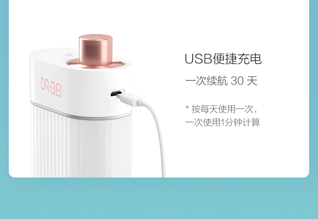 Xiaomi DR. BEI F3 Ирригатор для полости рта Стоматологическая Портативный 180 мл водяной Флоссер наконечник Перезаряжаемые 3-х уровневый 0,6 мм ультра-тонкий водяной Флоссер