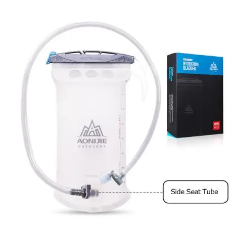 Side Tube Seat Box AONIJIE мягкий резервуар для воды сумки для мочевого пузыря Гидратация пакет сумка для хранения BPA Free-1.5L 2L 3L бег гидратации жилет рюкзак - Цвет: Side Tube Seat Box