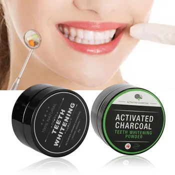 

30g Teeth Whitening Charcoal Powder Tooth Whitening Powder Activated Bamboo Charcoal Toothpaste Tartar Stain Removal