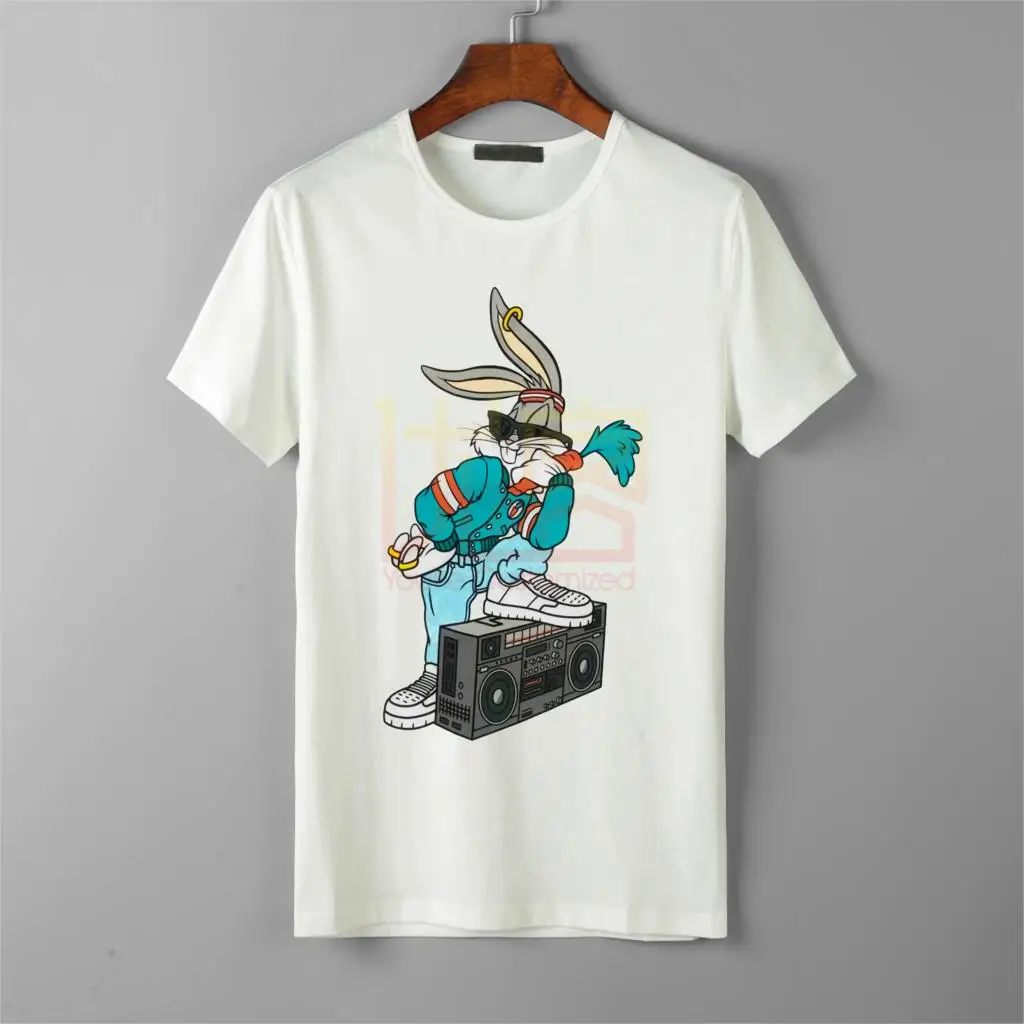 Looney Tunes суббота ТВ Ретро официальный баг Банни Даффи Дак серые мужские футболки