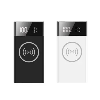 

6x 18650 Battery DIY Qi Wireless Charger QC3.0 USB Type C PD Power Bank Box Case