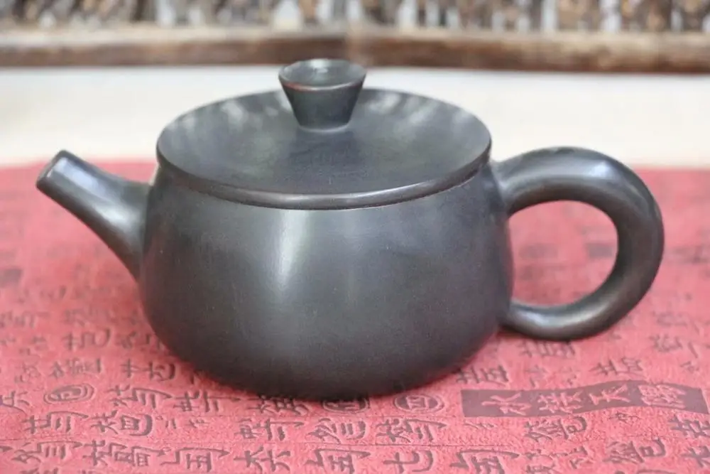 Jianshui purple ceramic Китайский чайник Мини *JING LAN HU* из Цзяньшуй около 140мл|Заварники| |