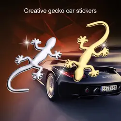 Геккон ящерица Quattro 3D металлический автомобиль авто мотоцикл логотип эмблема значок для автомобильного стайлинга наклейки Авто Стайлинг