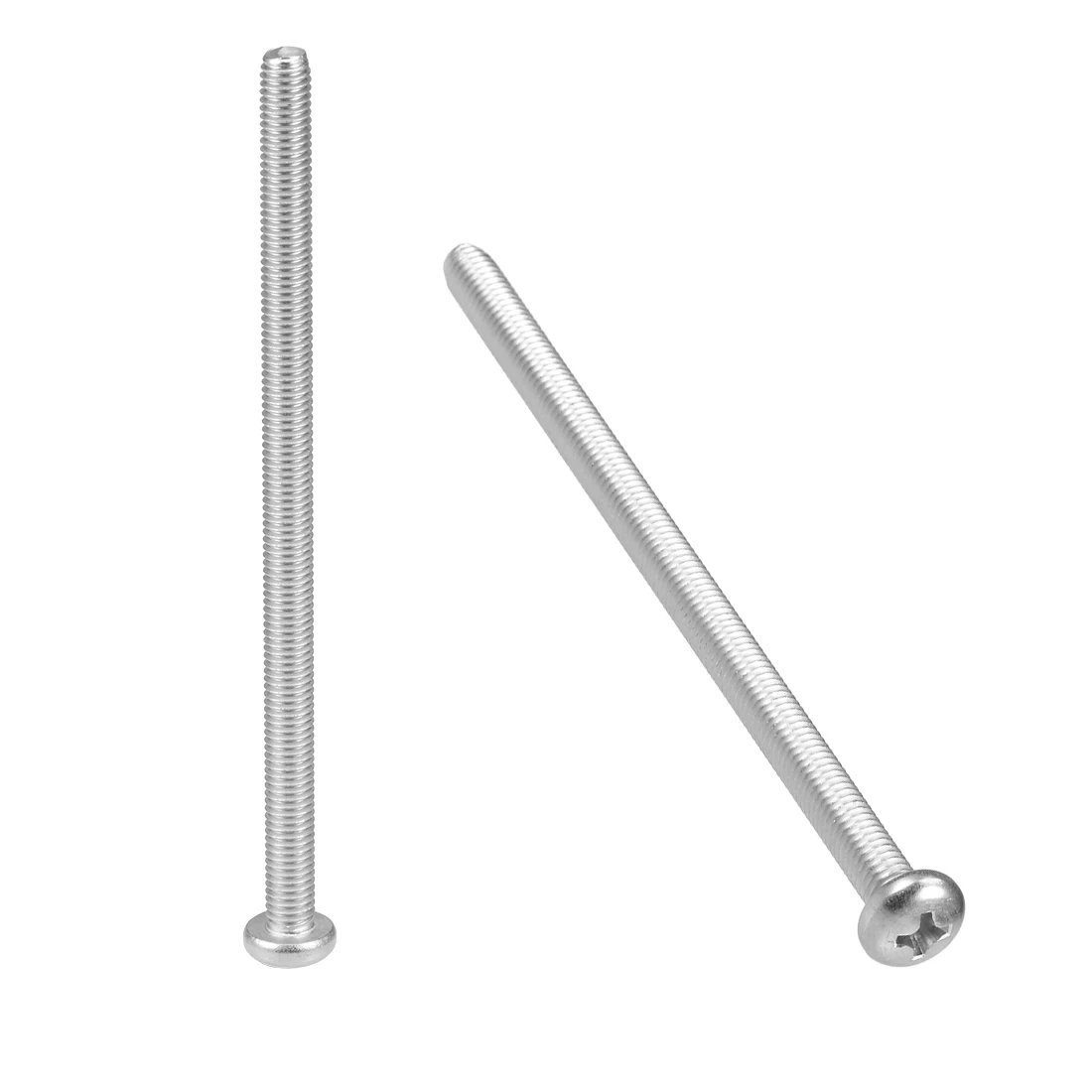 

uxcell Phillips Cross Pan Head Screw 304 Stainless Steel Fasteners Bolts M5x90mm 10Pcs