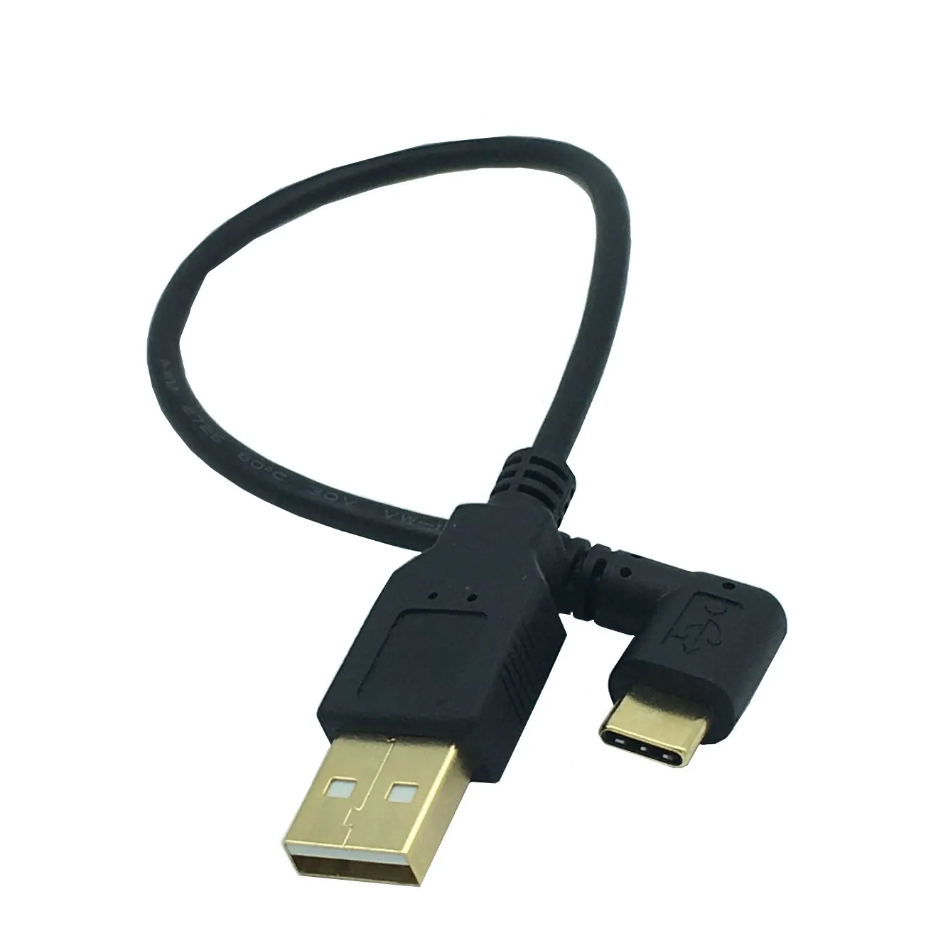 USB 2,0(type-A) папа-USB3.1(type-C) папа левый и правый угол USB синхронизация данных и зарядный кабель Разъем