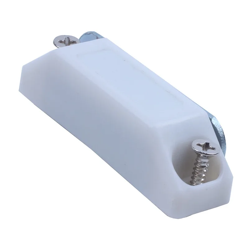 

2 Pcs Cupboard Cabinet Doors Plastic Magnetic Catch Latch White 2.4 inch