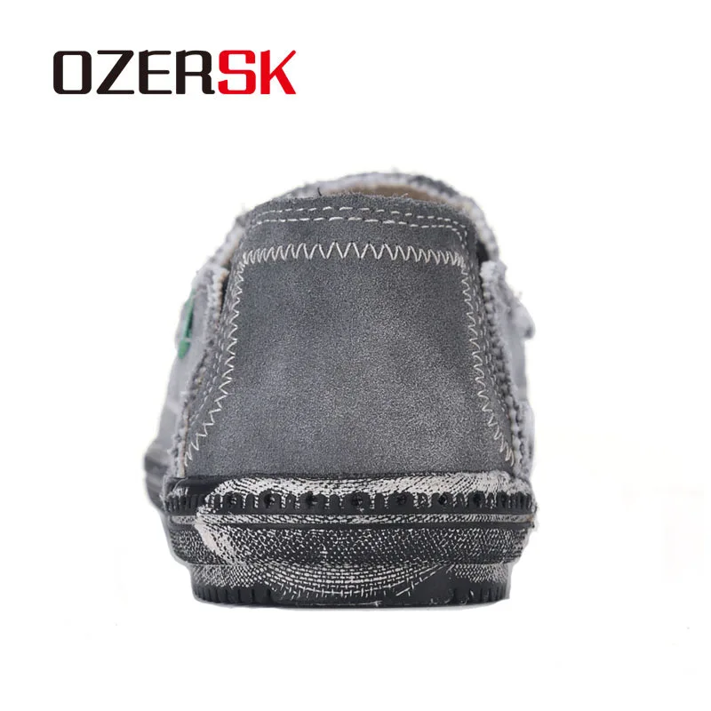 OZERSK/новые модные стильные мягкие мужские лоферы; сезон весна-осень; обувь высокого качества; мужская обувь на плоской подошве; Gommino; обувь для вождения; размеры 39-46