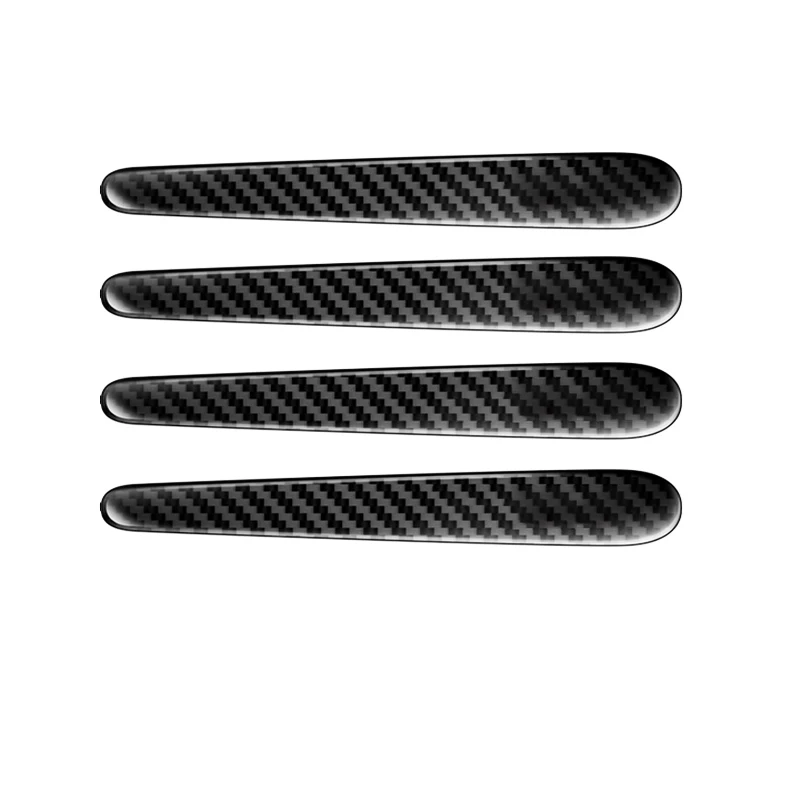 8pcs Car Door Handle Stickers Protector Film Carbon Fiber Decal for Peugeots 3008 2008 508 408 Rcz Rifter 2021 Car Accessories