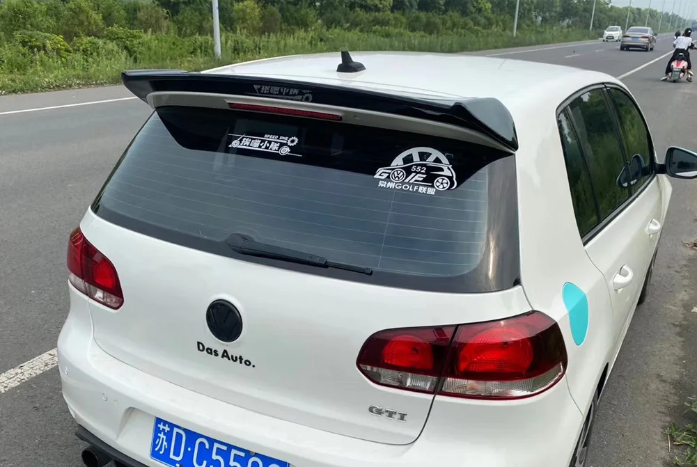 Golf 6 для GTI r20 OSIR Стайлинг ABS задняя крыша спойлер крыло Volkswagen vw golf gti 2010-2014 |