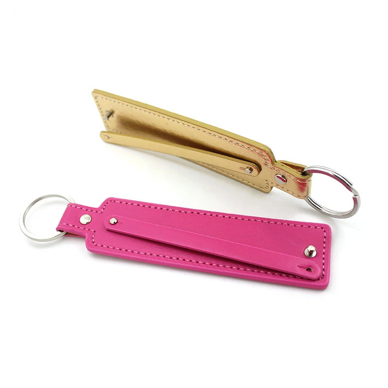 PU leather keychain  LSBR017 细节1