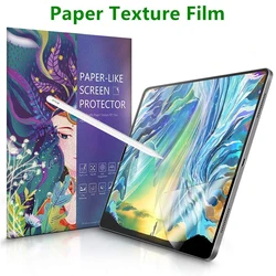 Protecteur d'écran, nouveau film mat et anti reflet PET comme une feuille pour dessiner, pour Apple iPad 9.7 Pro 10.5 mini Face ID 11 12.9 10.2 pouces 
