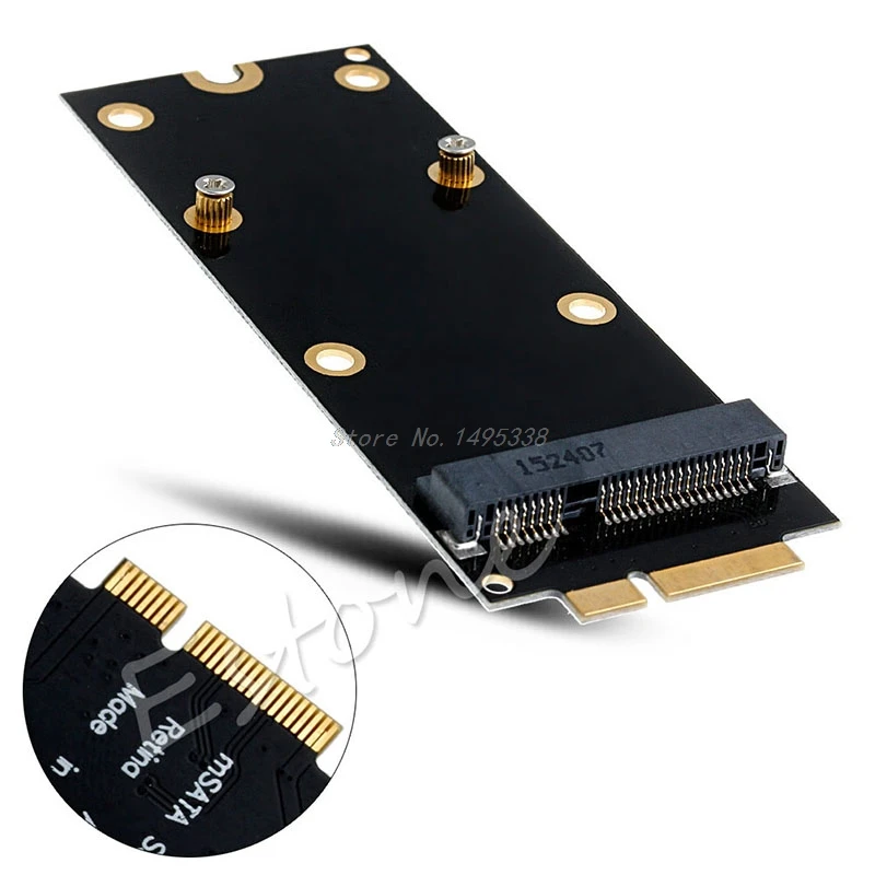 mSATA SSD для SATA 7+ 17 Pin адаптер карты 2012 для MacBook Pro MC976 A1425 A1398 и Прямая поставка