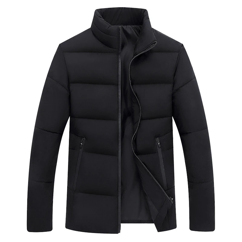 

Big Size White Duck Down Men's Winter Jacket Ultralight Down Jacket Casual Outerwear Snow Warm Stand Collar Brand Coat Parkas