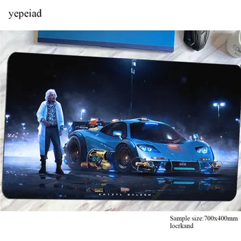 

back to the future mousepad wrist rest gaming mouse pad big gamer mat game computer desk padmouse keyboard anime large play mats