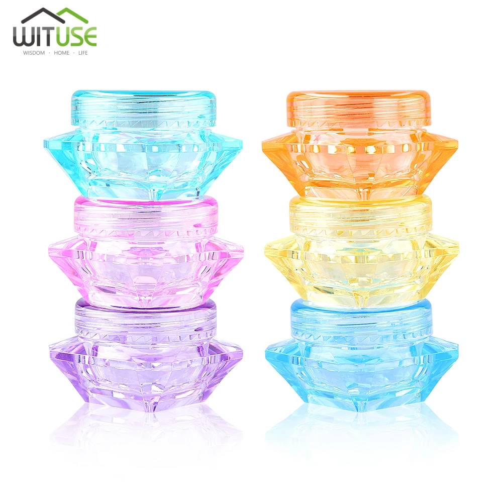 

Mini Sample Bottle Cosmetic Travel Useful Storage Bottles & Jars Makeup Pot Face Cream Container For Cosmetic Jar Balm Powder