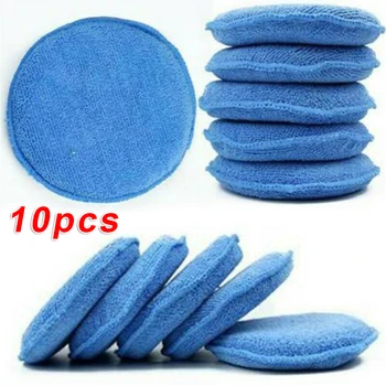 

Blue Polishing Pads Microfiber Sponge 12.5x2.5cm Replacement Set Parts