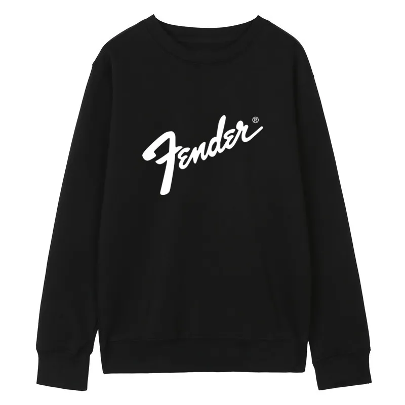 Fender Толстовка Повседневная Мужская/Женская толстовки теплые с длинным рукавом унисекс Fender гитара кофты - Цвет: as picture