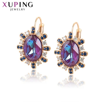 

Xuping New Jewelry Hoop Earrings Crystals with sparkling Elegant OL Style Exquisite Party Wedding Gifts S189.2-20702