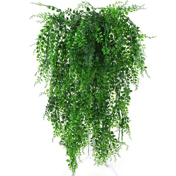 Hanging Ivy Leaves Radish Seaweed Grape Artificial Green Plants Fake Flowers Vine Home Garden Wall Party Decoration