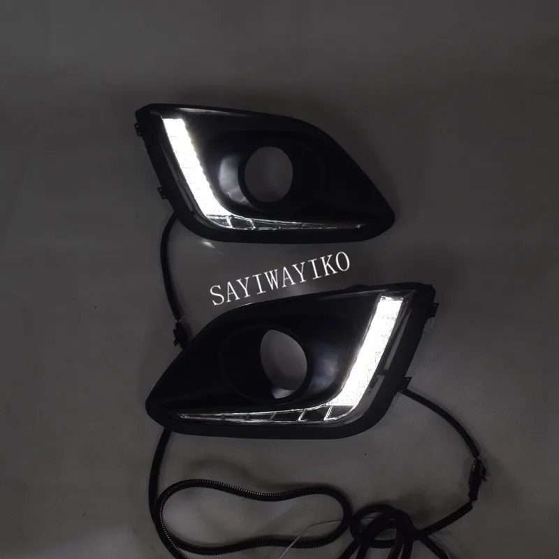 2 шт., автомобильный DRL для Suzuki Swift, Автомобильный светодиодный фонарь для вождения, дневные ходовые огни, белый автомобильный Стайлинг, противотуманная фара