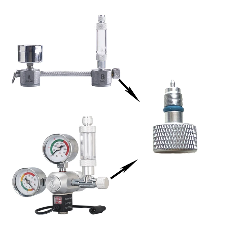 ZRDR carbon dioxide regulator carbon dioxide generator DIY system control valve accessories adjust CO2 output flow size
