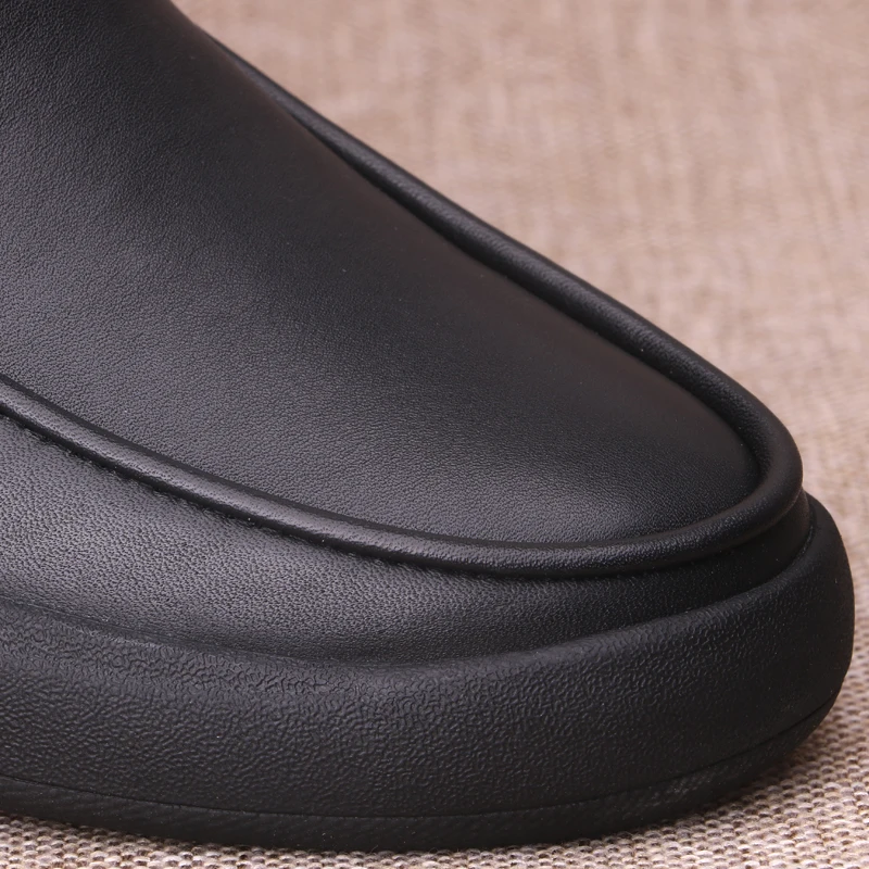 Г. Новая мужская повседневная обувь из натуральной кожи Большие размеры 45, 46, 47, 48, мужская обувь ручной работы на шнуровке с круглым носком