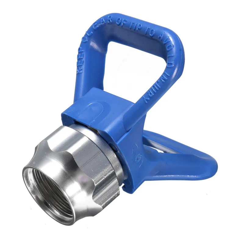 Blue Airless Paint Sprayer Tip Guard Nozzle Seat 7/8 Inch Holder Spraying Machine Replacement Spray Gun Accessories | Инструменты