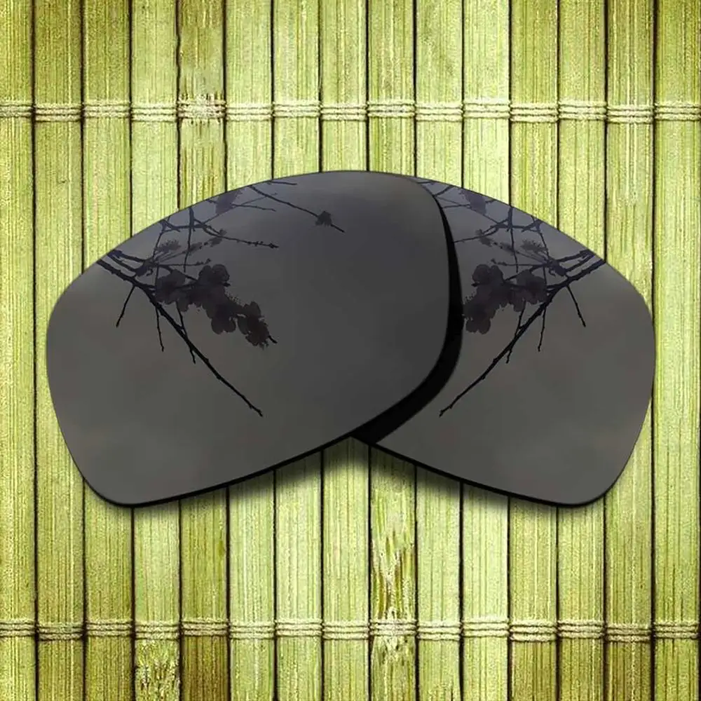 Поляризованные Сменные линзы для солнцезащитных очков-оправа солнцезащитных очков оправа истинного цвета зеркальное покрытие-варианты - Цвет линз: Black