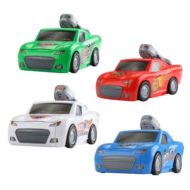 

E6015 E6015 Deformation Track Parking Storage Vehicle Medical/Fire/Police/City Four Themes Educational Toy Car Vehicles for Kids