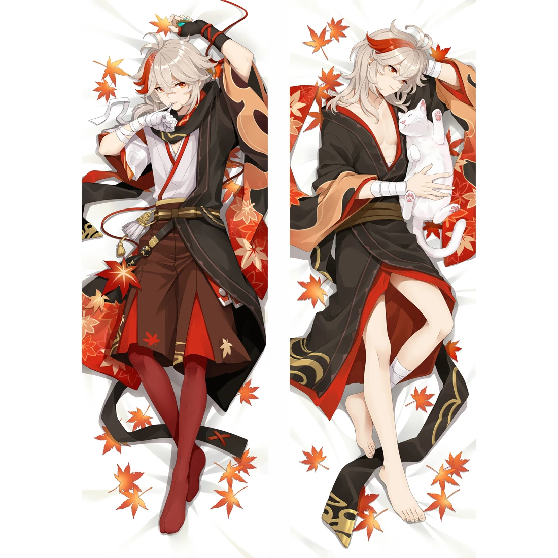 Обнимающая подушка для тела Genshin Impact kaedeхара Kazuha Чехол Dakimakura мужской костюм Otaku