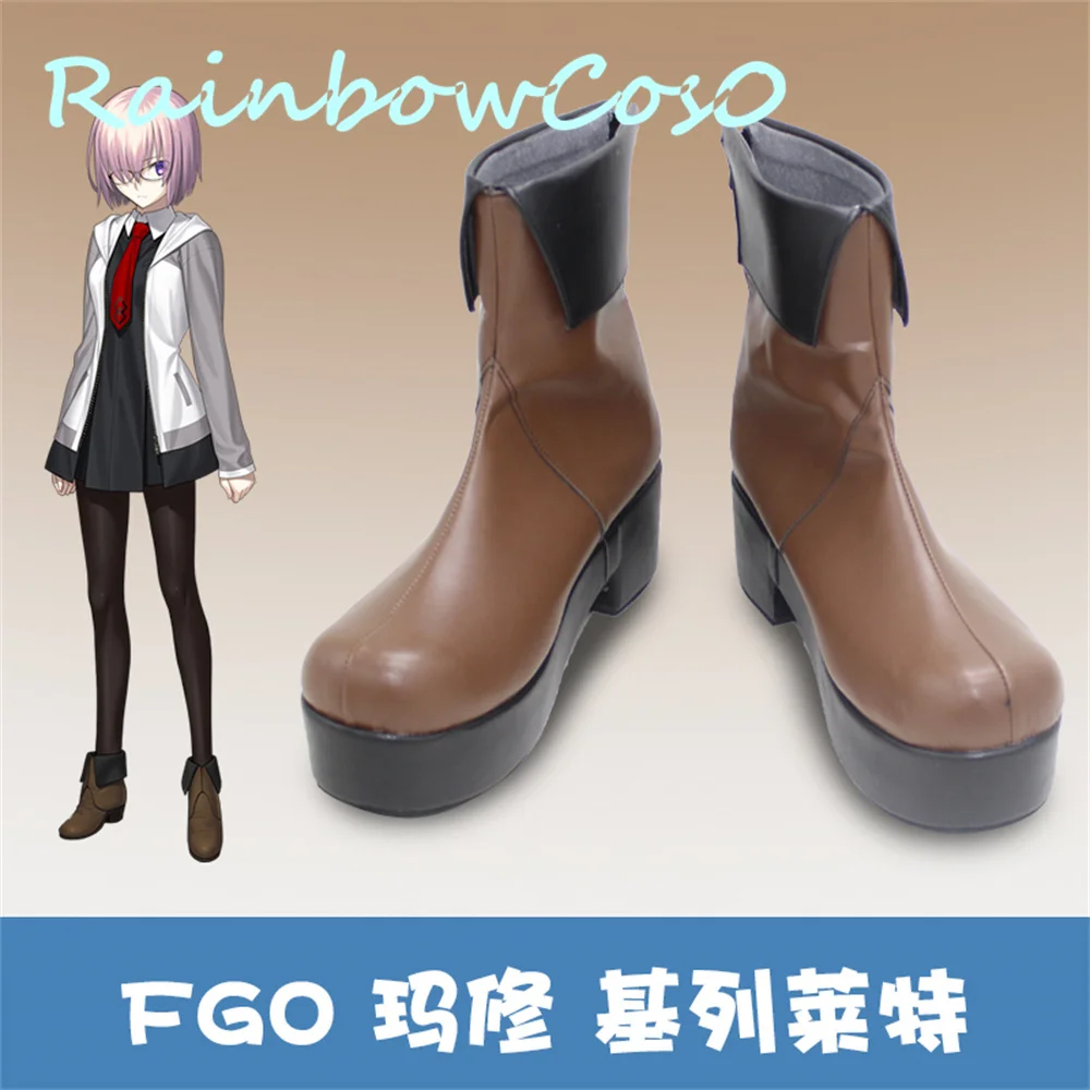 

FGO Fate Grand Order Mash Kyrielight Cosplay Shoes Boots Game Anime Carnival Party Halloween Chritmas Rainbowcos0 W2094