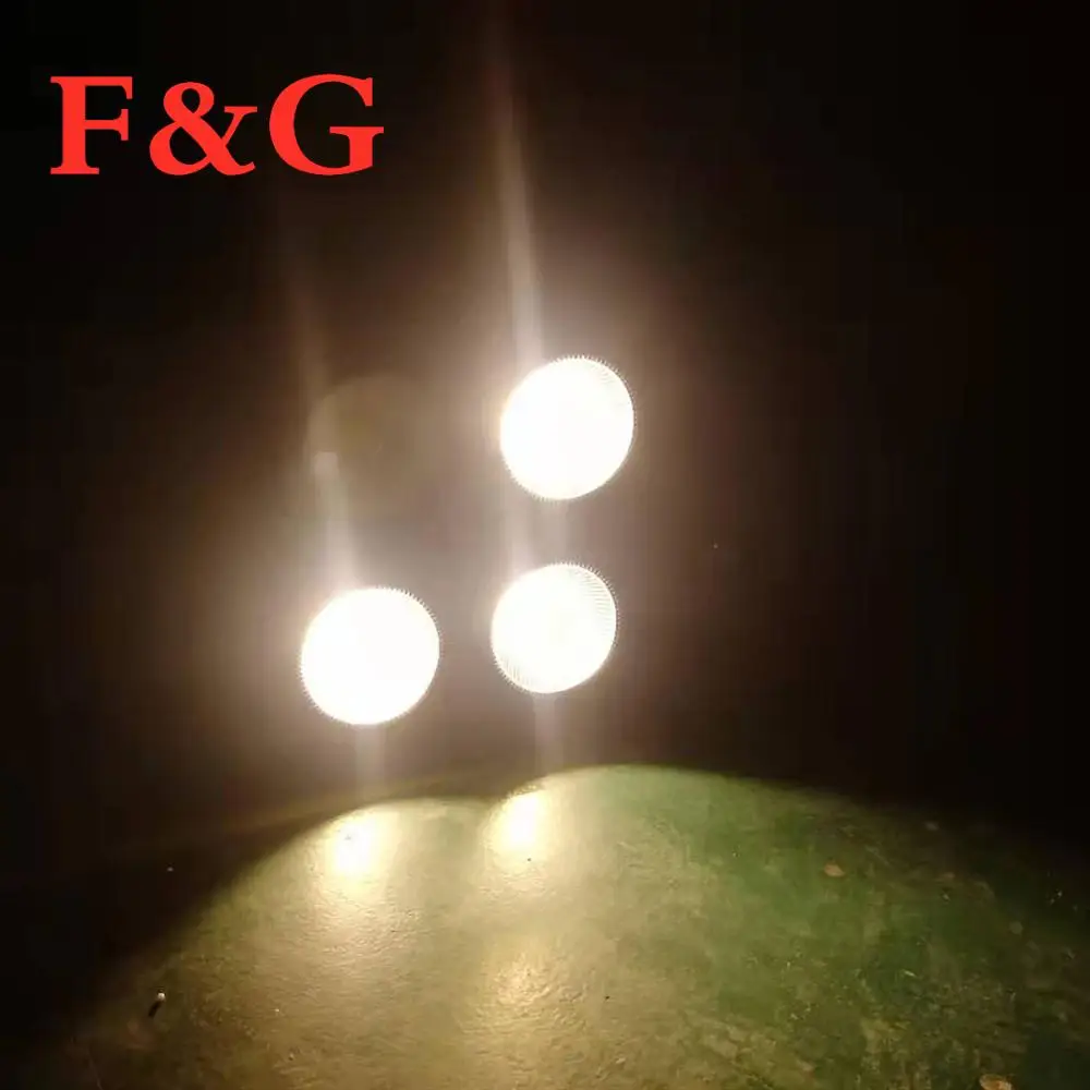 F& G 6 piezas Pro Iluminacion cuatro ojos козырьковая Панель Светодиодный светильник 4*100w COB светодиодный светильник