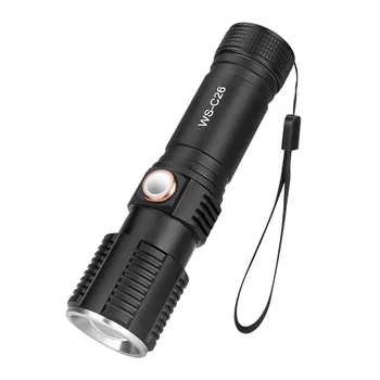 

best selling 2020 products Super Bright T6 LED Flashlight Rechargeable 3 Modes Torch Light 18650 Or 26650 support dropshipping