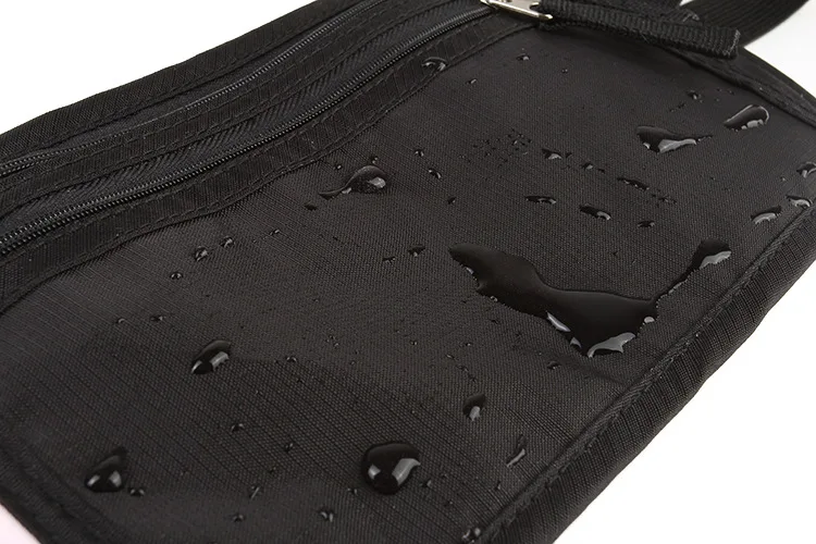 Amazon Ultra-Thin Hidden Nylon Waterproof Waist Bag Outdoor Sports Body Hugging Anti-Theft RFID Waist Bag a Generation of Fat